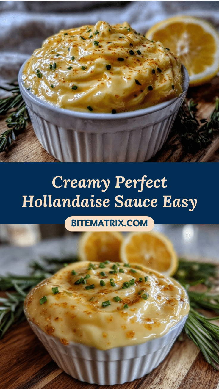 creamy perfect hollandaise sauce recipe