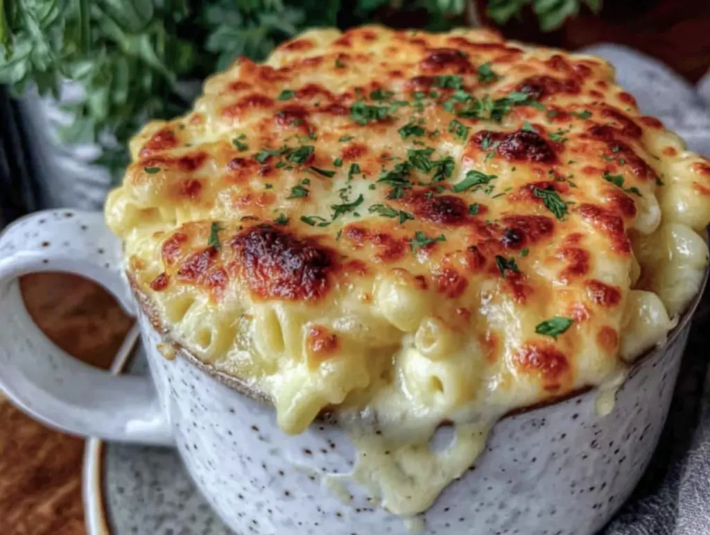 creamy quick mug mac and cheese - featured image