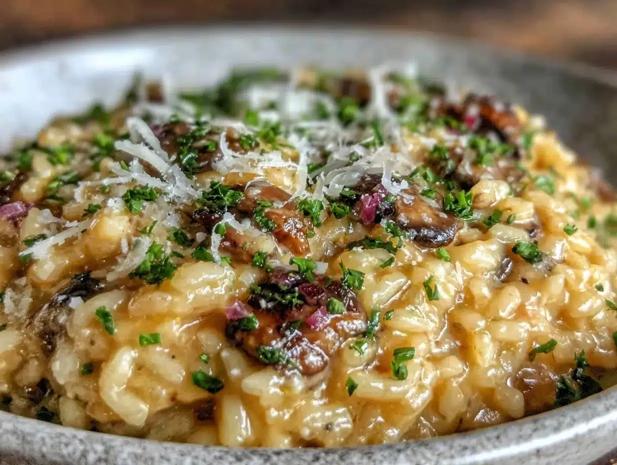 creamy restaurant-style risotto preparation steps
