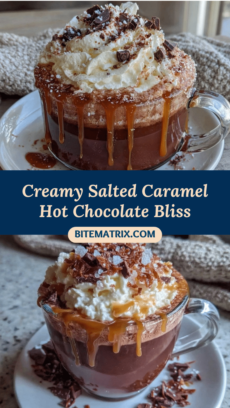 creamy salted caramel hot chocolate recipe