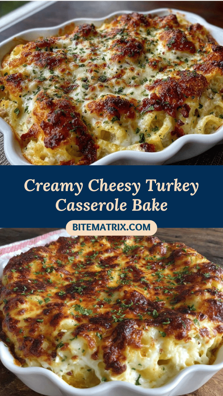 creamy turkey casserole bake recipe