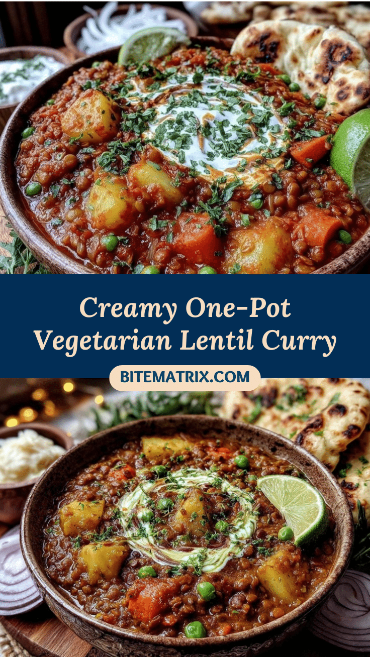 creamy vegetarian lentil curry recipe