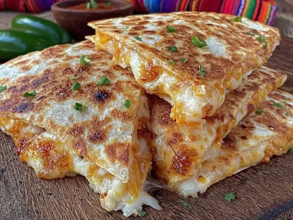 crispy cheesy quesadilla recipe - featured image