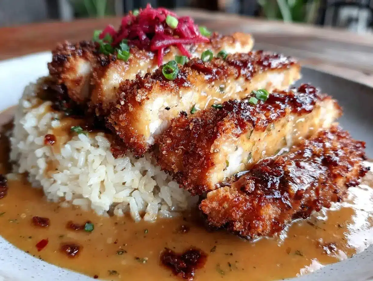 crispy chicken katsu curry preparation steps
