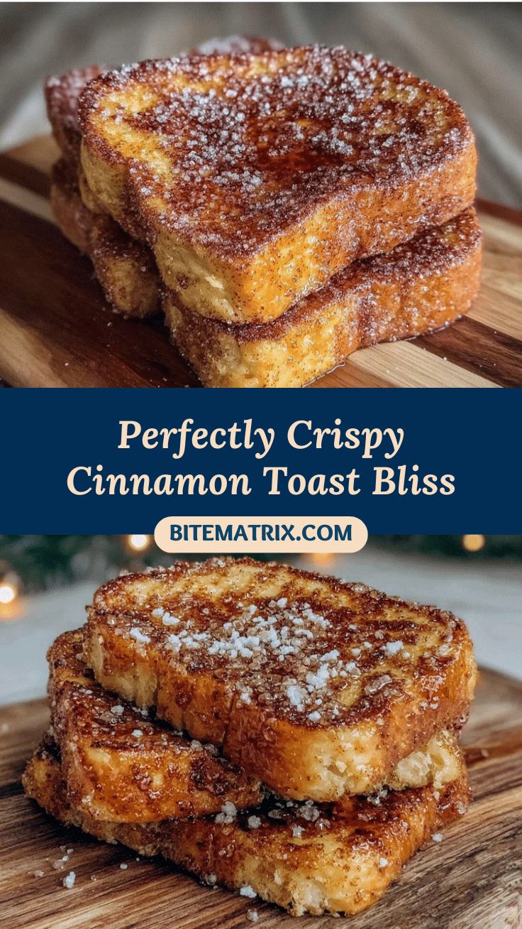 crispy cinnamon toast bliss recipe