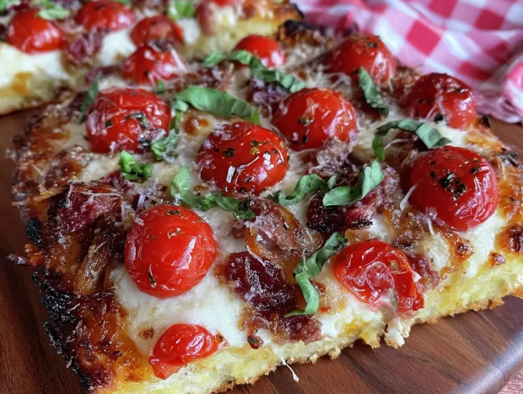 crispy grilled pizza recipe - featured image