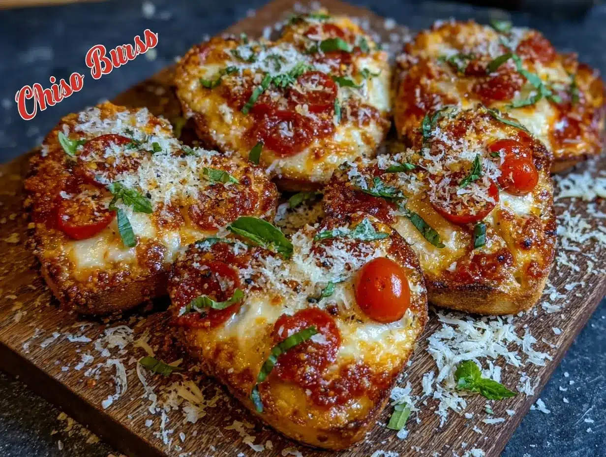 crispy heart shaped mini pizzas preparation steps