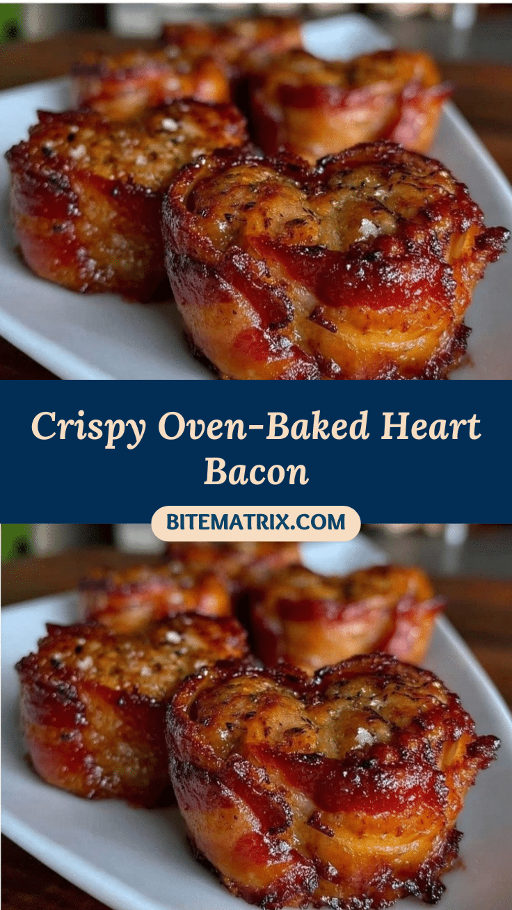 crispy oven-baked heart shaped bacon recipe