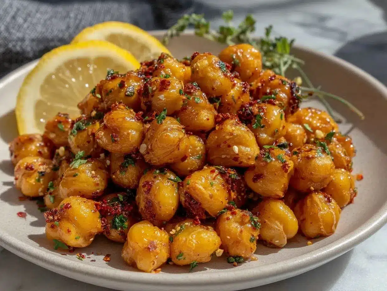 crispy roasted chickpea snack bowls preparation steps