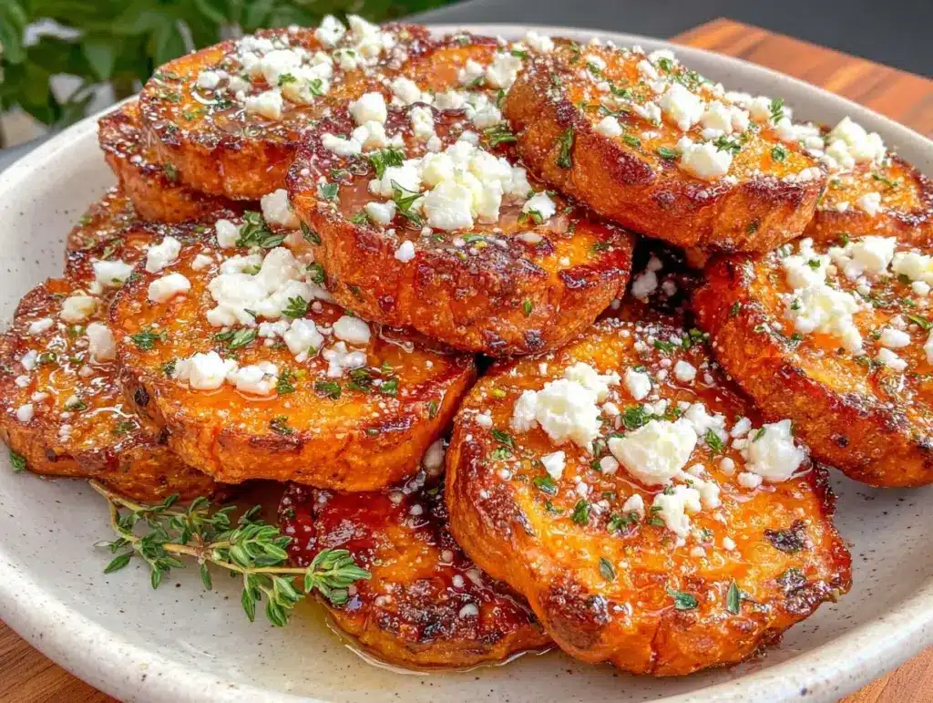 crispy roasted sweet potato rounds - featured image