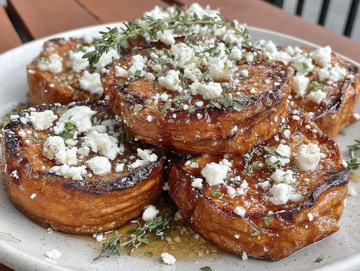 crispy roasted sweet potato rounds preparation steps