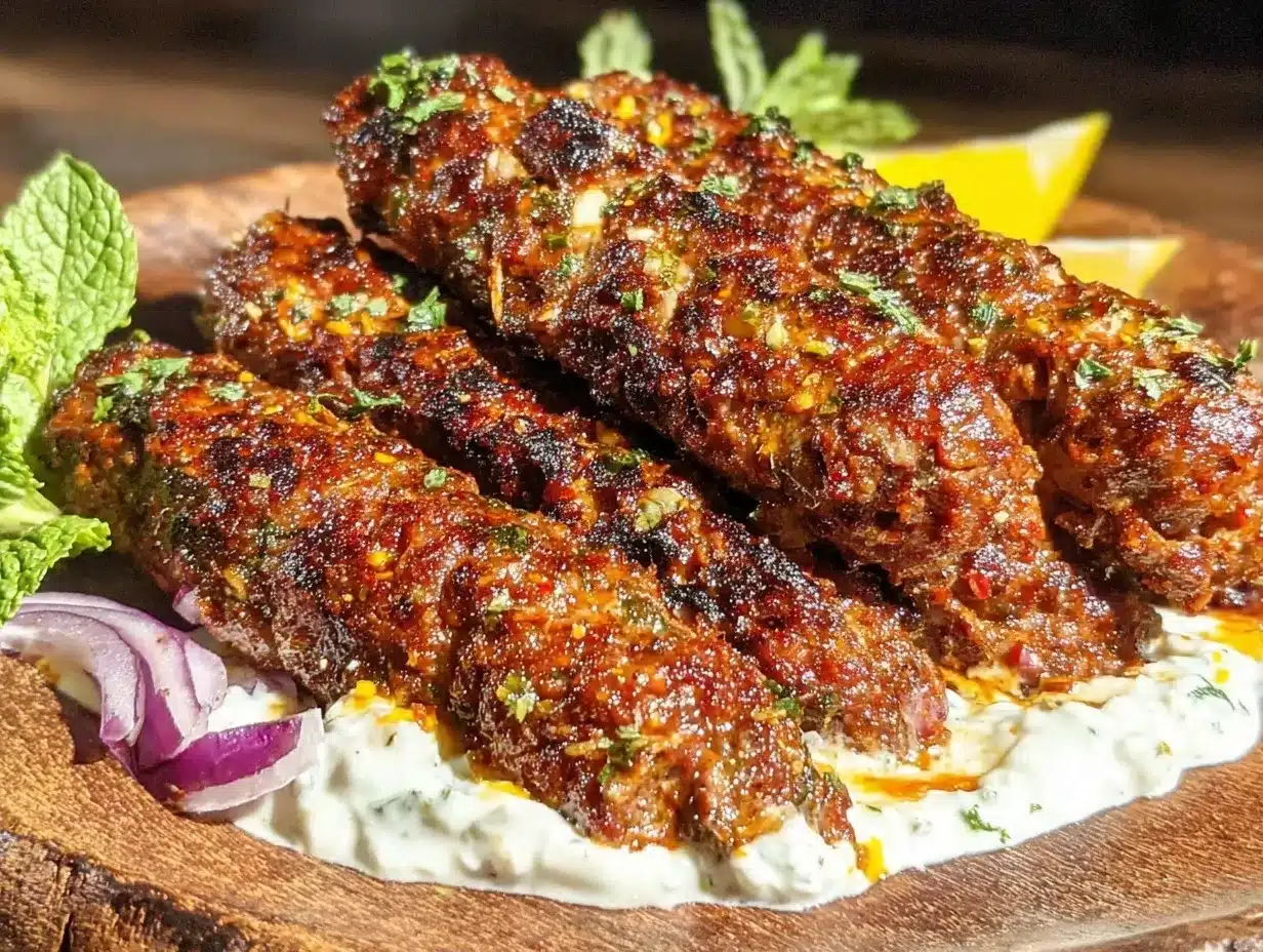 crispy Turkish kebabs preparation steps