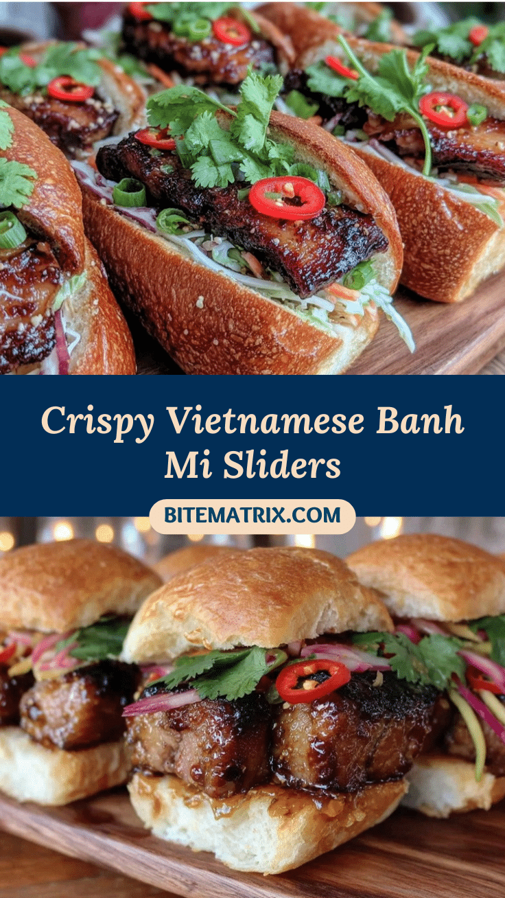 crispy vietnamese banh mi sliders recipe