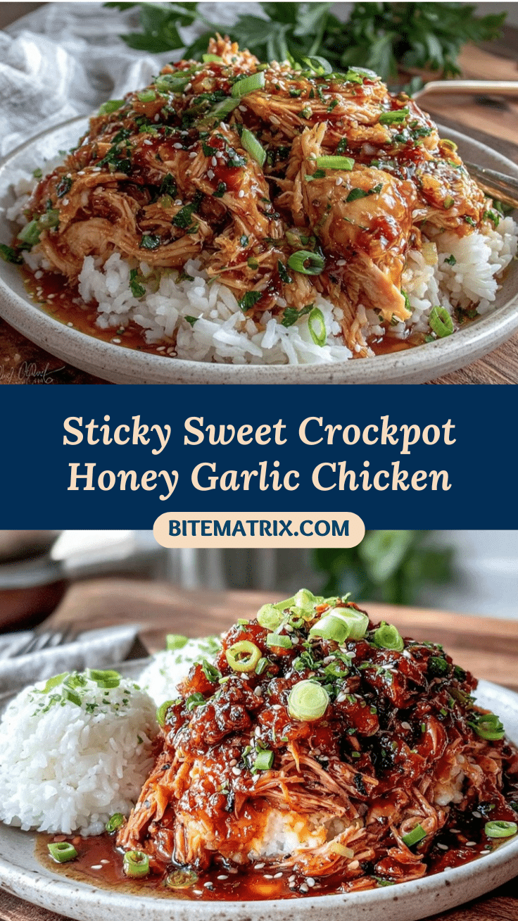 crockpot honey garlic chicken recipe
