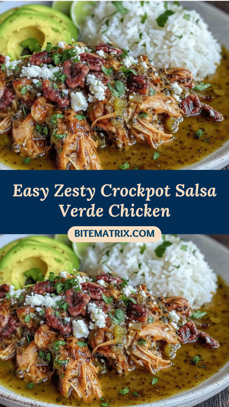 Crockpot Salsa Verde Chicken recipe