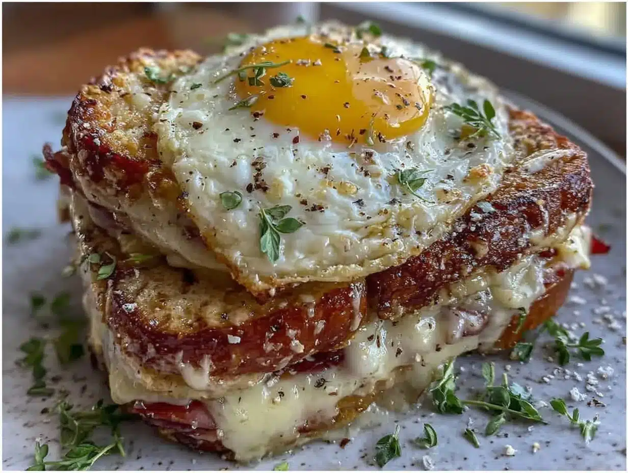 Croque Madame recipe preparation steps