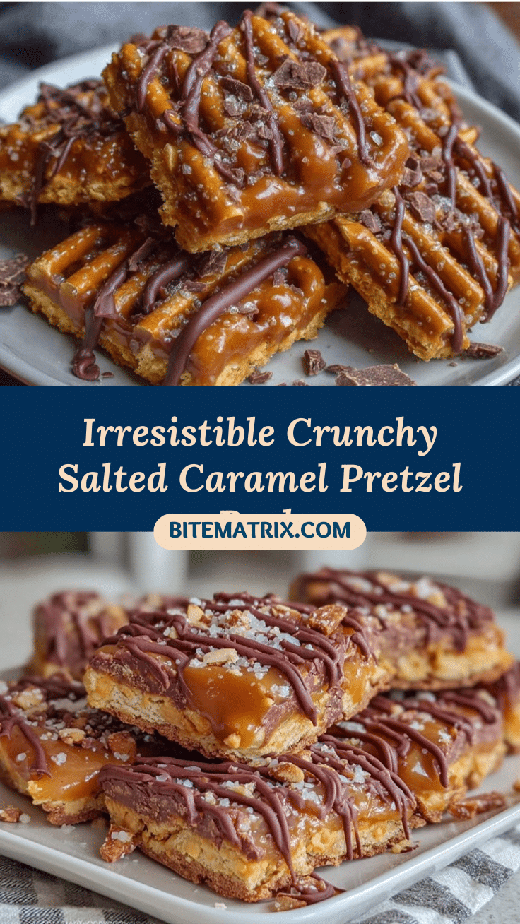 crunchy salted caramel pretzel bark recipe