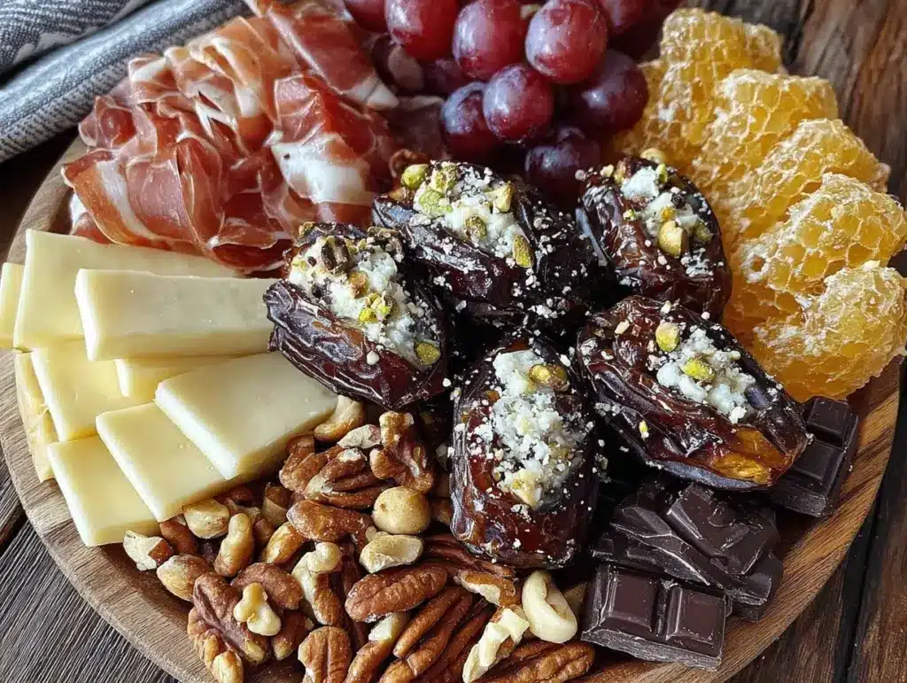 date night charcuterie board - featured image