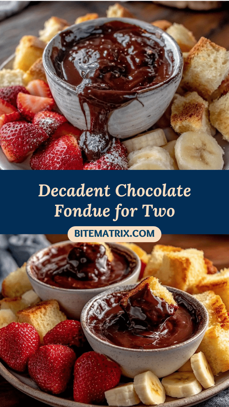 decadent chocolate fondue for two recipe