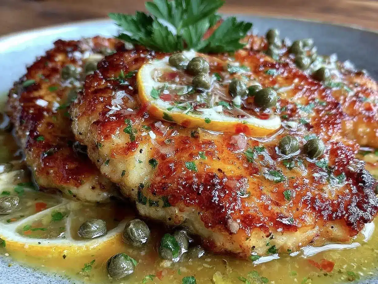 easy crispy chicken piccata preparation steps