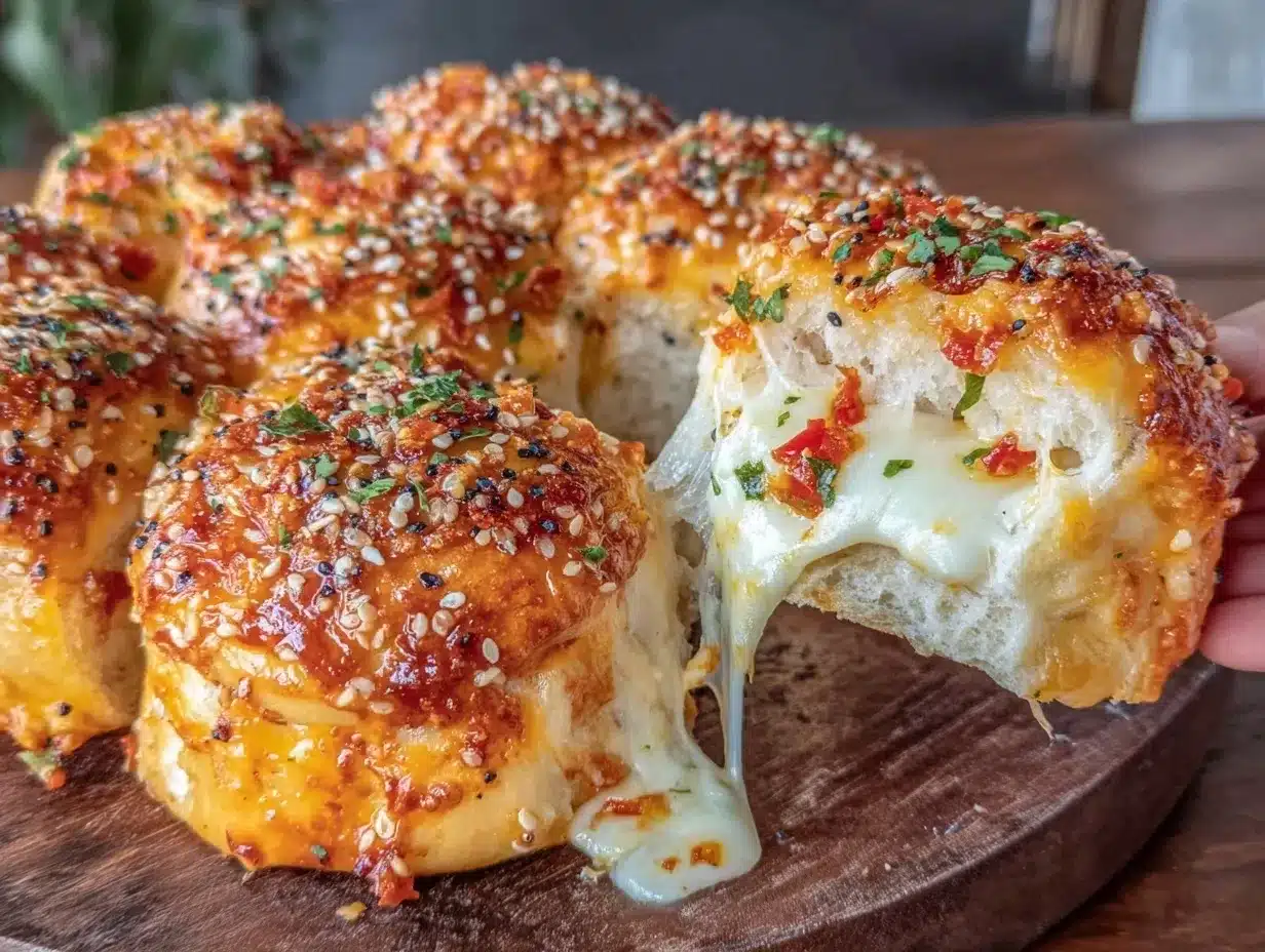 easy crispy homemade bagel bites preparation steps