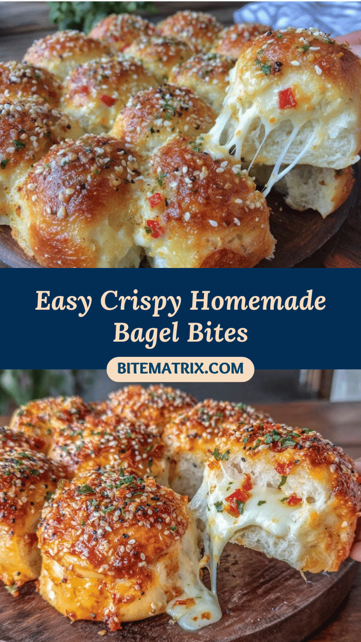 easy crispy homemade bagel bites recipe