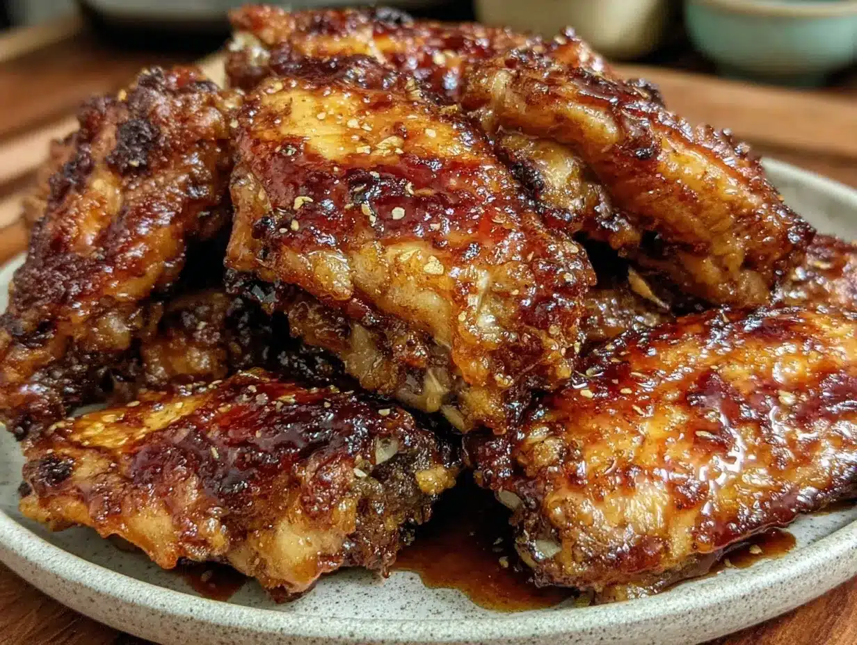 easy crockpot dump chicken wings preparation steps