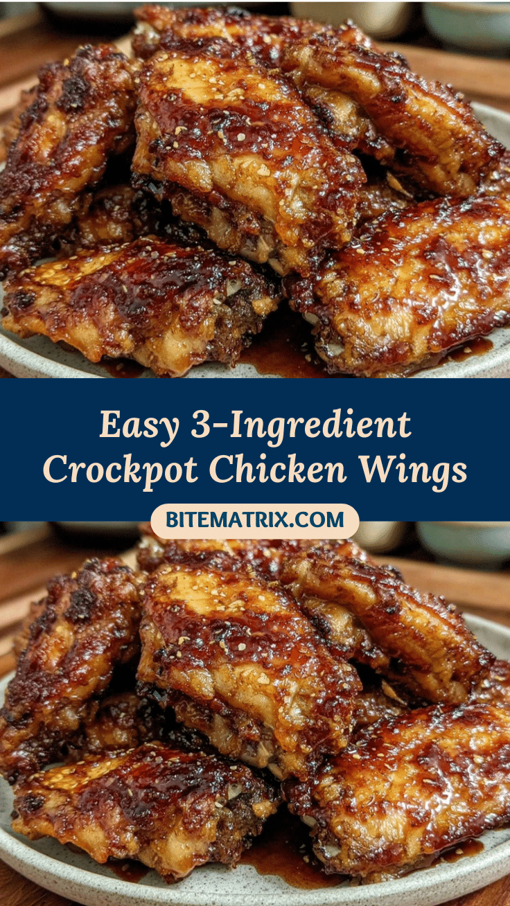 easy crockpot dump chicken wings recipe