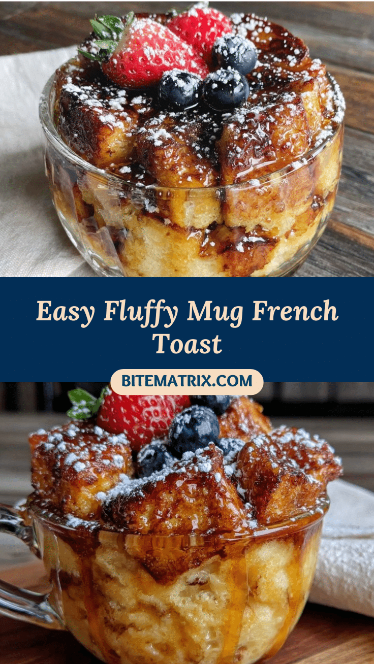 Easy Fluffy Mug French Toast recipe