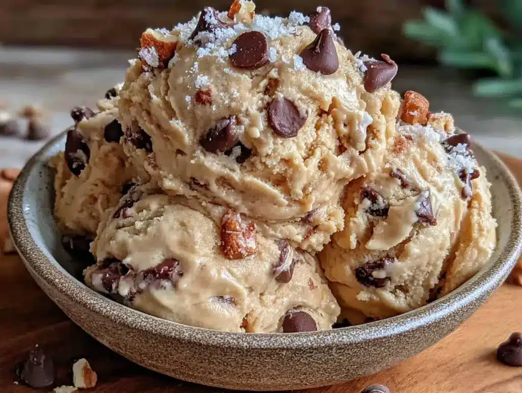 easy irresistible edible cookie dough for one - featured image