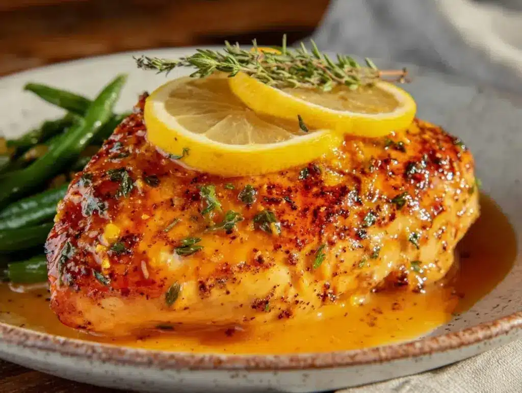 easy lemon butter chicken - featured image