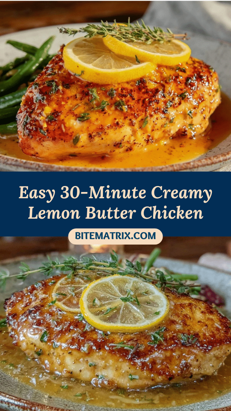 easy lemon butter chicken recipe