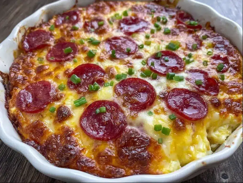easy no-prep pizza dip - featured image