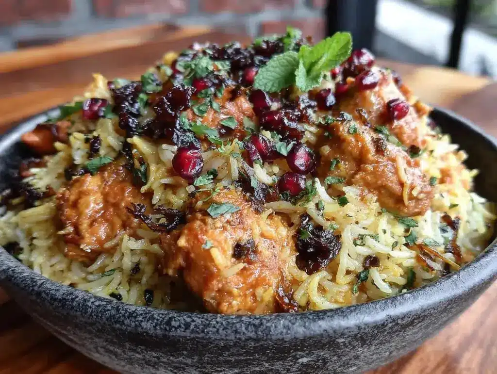easy one-pot chicken biryani - featured image