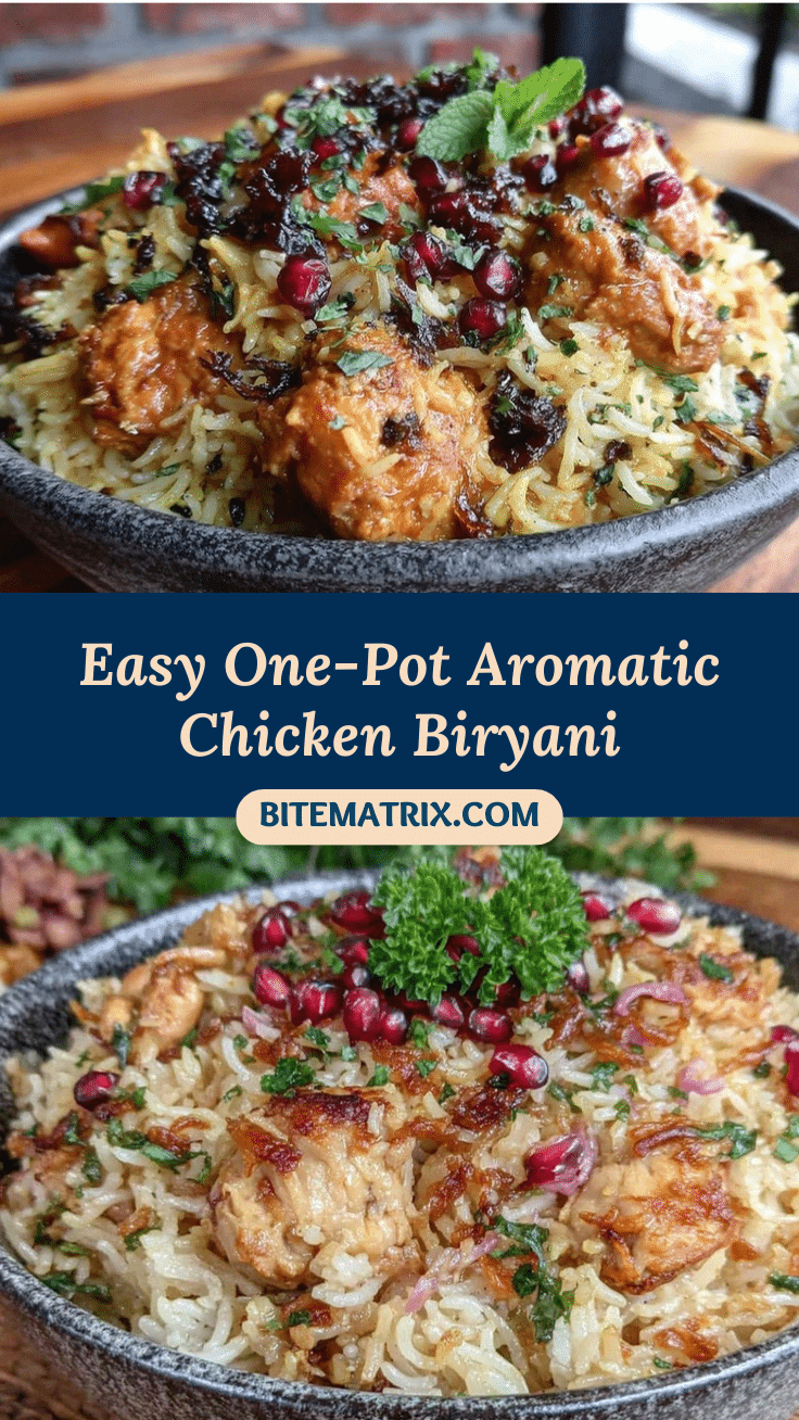 easy one-pot chicken biryani recipe