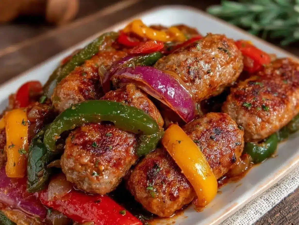 easy sausage and peppers recipe preparation steps
