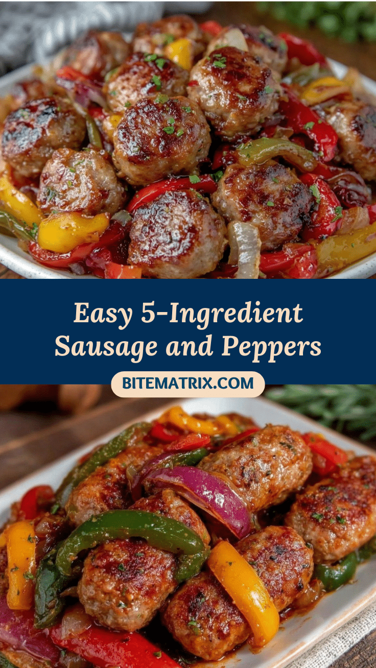 easy sausage and peppers recipe recipe