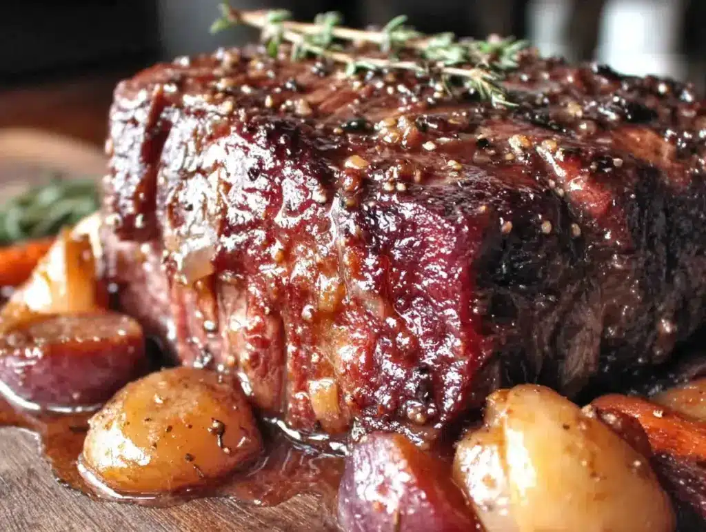 easy slow cooker roast - featured image
