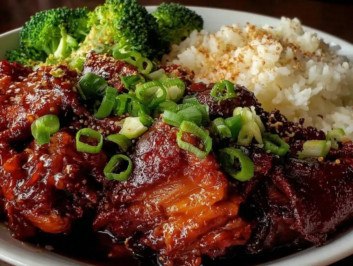 easy sticky teriyaki chicken bowls preparation steps