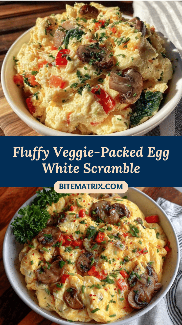 egg white vegetable scramble recipe