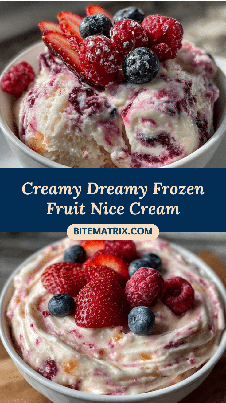 fresh frozen fruit nice cream recipe
