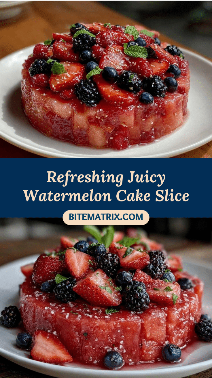 fresh watermelon cake recipe