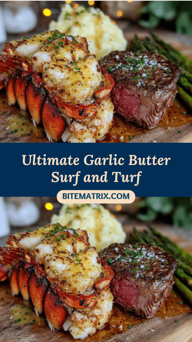 garlic butter lobster tail surf and turf recipe