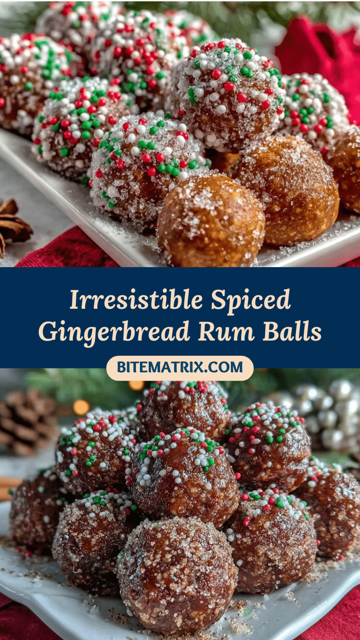 gingerbread rum balls recipe