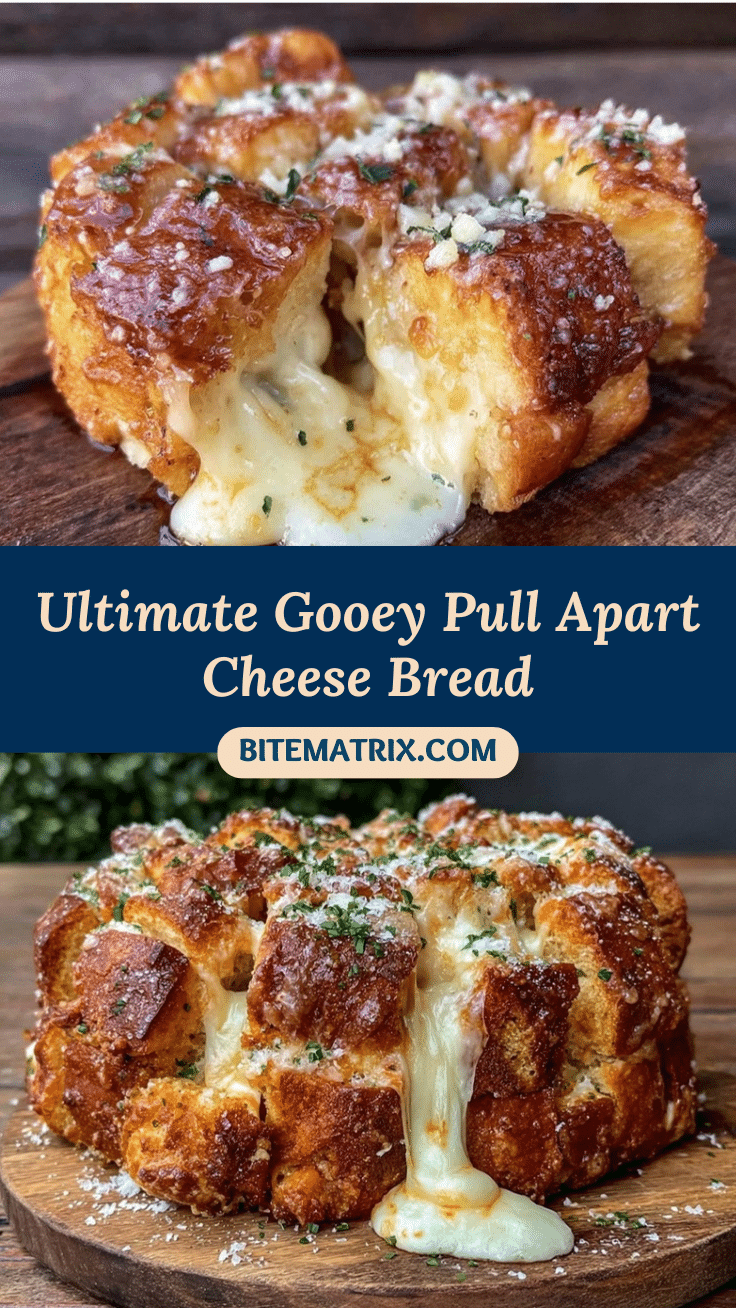 gooey pull apart cheese bread recipe