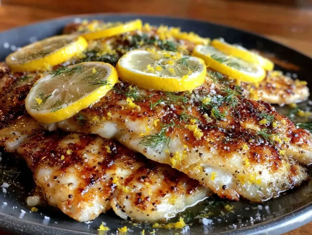 grilled lemon pepper tilapia - featured image