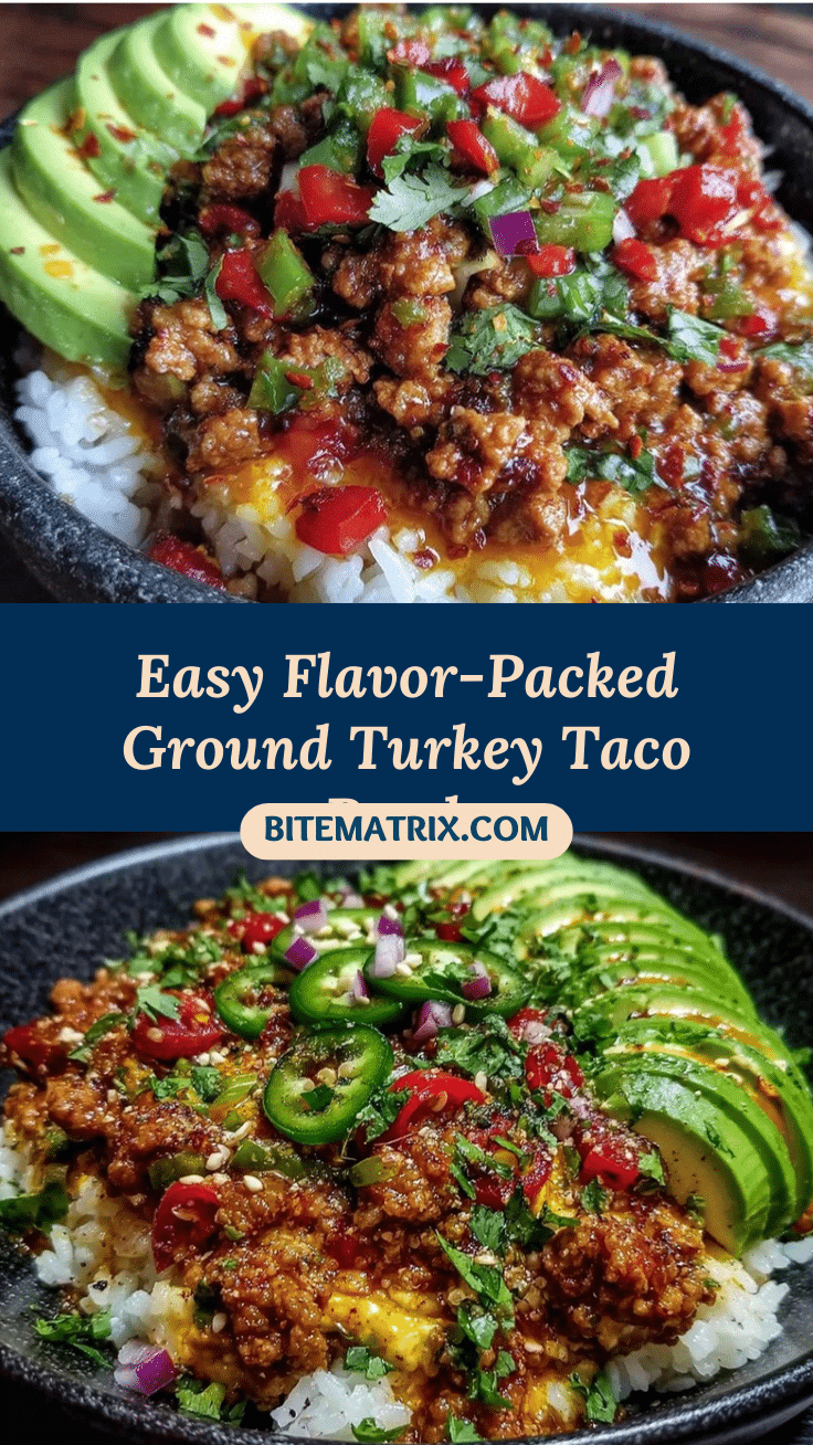 ground turkey taco bowls recipe