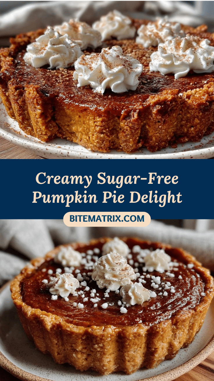healthy sugar-free pumpkin pie recipe
