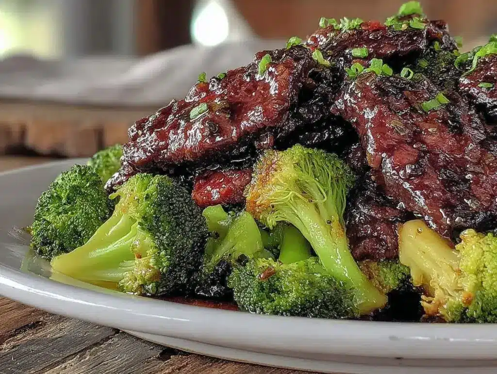 healthy whole30 beef and broccoli recipe - featured image