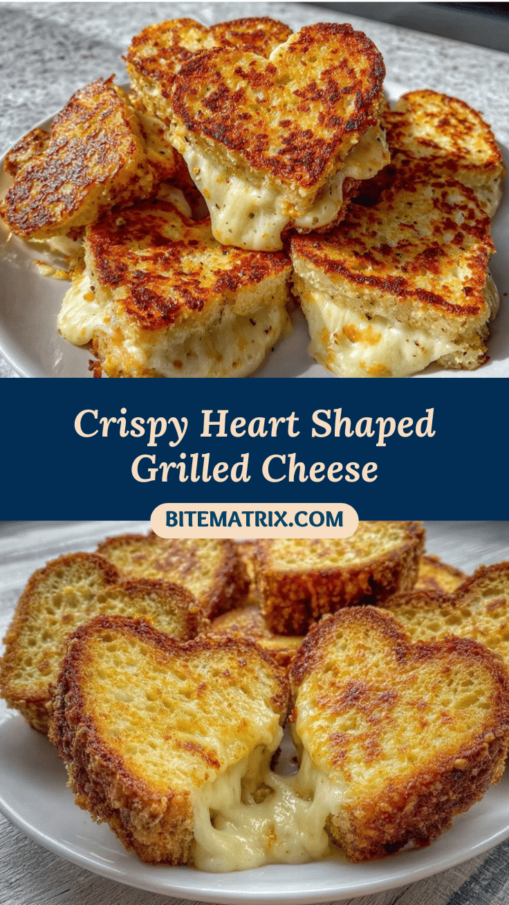 heart shaped grilled cheese sandwiches recipe